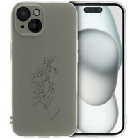 imoshion Coque Design Apple iPhone 15 - Floral Green