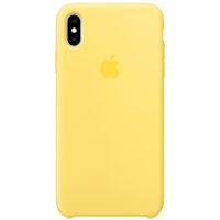 Apple Coque en silicone Apple iPhone Xs Max - Canary Yellow