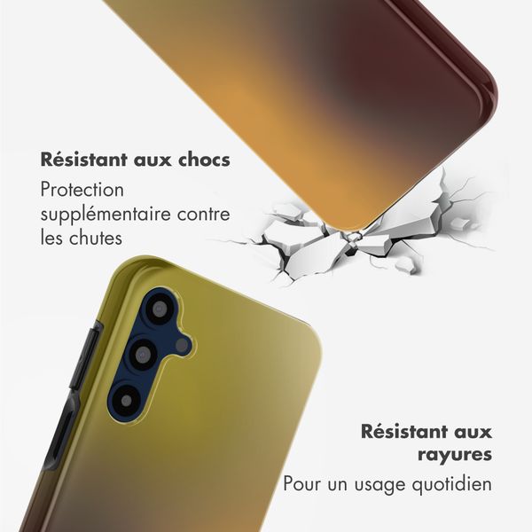 Selencia Coque arrière Vivid Samsung Galaxy A16 - Gradient Olive Dust