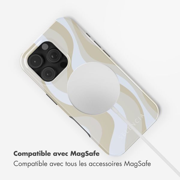 Selencia Coque arrière Vivid avec MagSafe Apple iPhone 16 Pro Max - Desert Waves Beige
