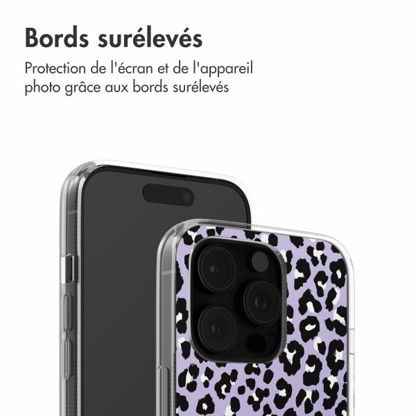 imoshion Coque Design iPhone 16 Pro - Leopard Lilac