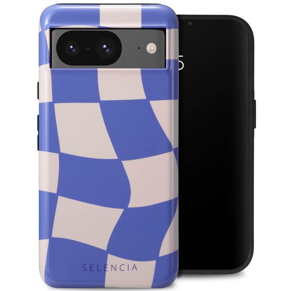 Selencia Coque arrière Vivid Tough Google Pixel 8 - Groovy Sapphire Blue