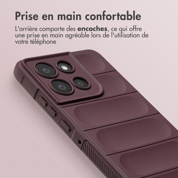 imoshion EasyGrip Backcover Motorola Moto G86 - Aubergine