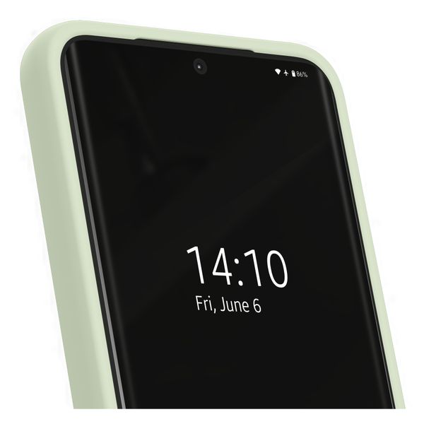 iDeal of Sweden Coque en silicone avec MagSafe Samsung Galaxy S26 - Sage Green
