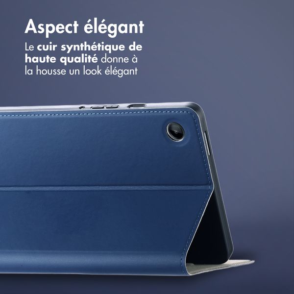 Accezz Coque tablette Classic Samsung Galaxy Tab A11 - Bleu foncé
