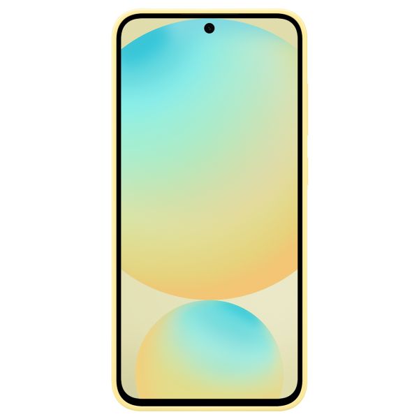 Samsung Original Coque en silicone Samsung Galaxy S24 FE - Jaune