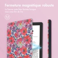 imoshion Design Slim Hard Case Sleepcover Pocketbook Verse / Verse Pro / Verse Pro Color / Vivlio Light / Light HD - Flower Watercolor