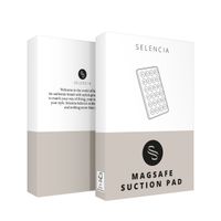 Selencia Support de téléphone à ventouses MagSafe - Noir