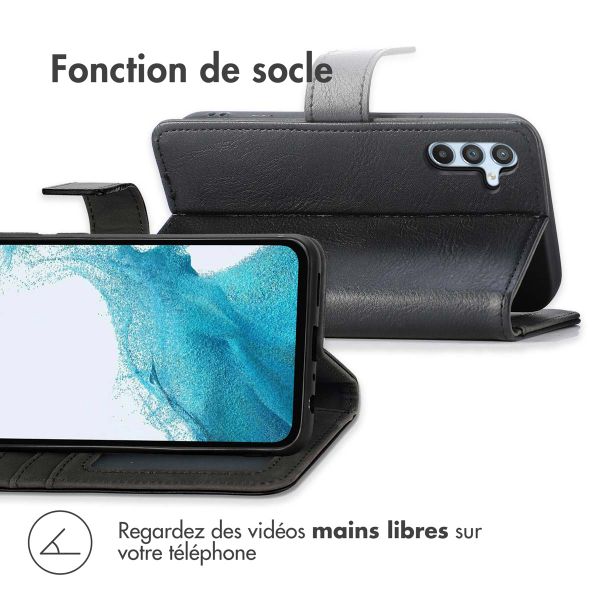 imoshion Etui de téléphone portefeuille Luxe Samsung Galaxy A54 (5G) - Noir