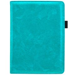 imoshion Etui portefeuille Luxe unie pour liseuse Kobo Aura H2O Edition 2 - Turquoise