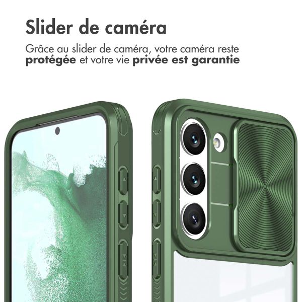 imoshion Coque arrière Camslider Samsung Galaxy S23 - Vert foncé