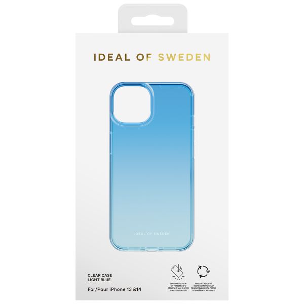 iDeal of Sweden Coque Clear Apple iPhone 14 - Light Blue