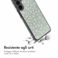 imoshion Coque Design Samsung Galaxy A16 - Smoke Green Flowers