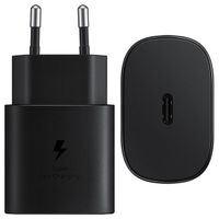 Samsung Fast Charging Adapter USB-C Original - Chargeur - Connexion USB-C - 25W - Noir