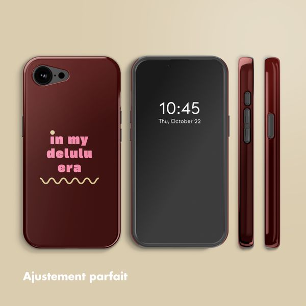 Selencia Coque arrière Vivid avec MagSafe Apple iPhone 16e - Delulu