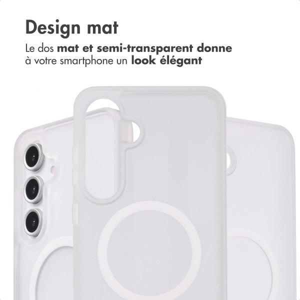 imoshion Coque Color Guard avec MagSafe Samsung Galaxy S24 FE - Blanc