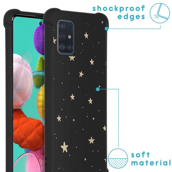 imoshion Coque Design avec cordonSamsung Galaxy A51 - Stars Gold