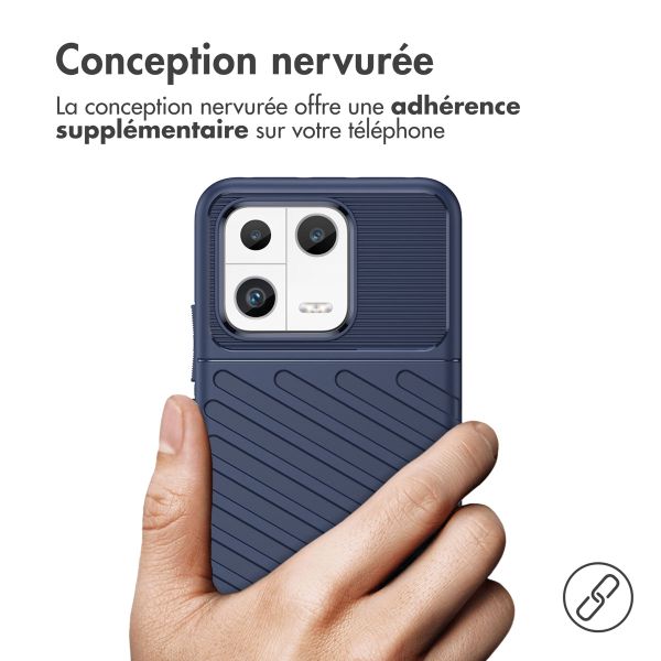 imoshion Coque arrière Thunder Xiaomi 13 - Bleu foncé