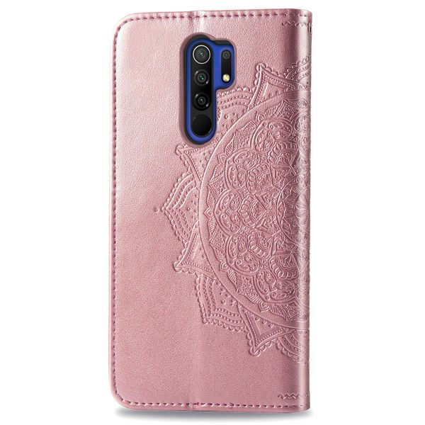 Etui de téléphone portefeuille Mandala Xiaomi Redmi 9