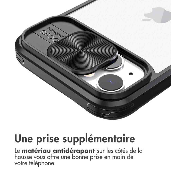 imoshion Coque arrière Camslider iPhone 13 - Noir