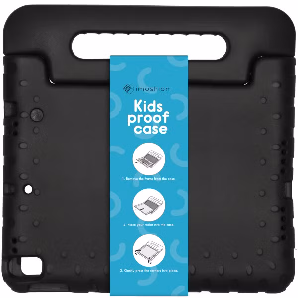 imoshion Coque kidsproof avec poignée Samsung Galaxy Tab A8 - Noir