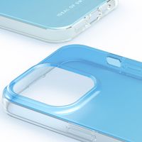 iDeal of Sweden Coque Clear iPhone 15 Pro - Light Blue