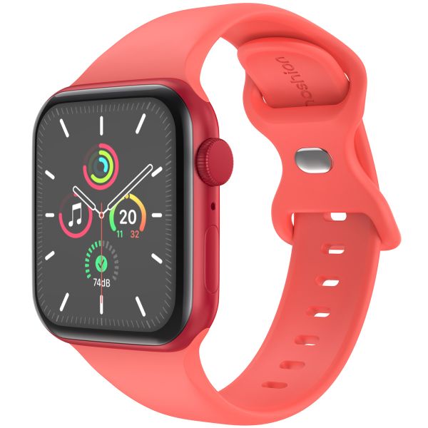 imoshion Bracelet en silicone⁺ Apple Watch Series 1 á 10 / SE / Ultra (2) (44/45/46/49 mm) - Coral - Taille M/L