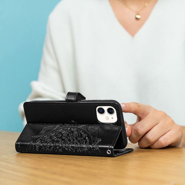 imoshion Etui de télephone Mandala Oppo A73 (5G) - Noir