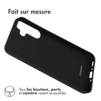 imoshion Coque Couleur Samsung Galaxy A35 - Noir