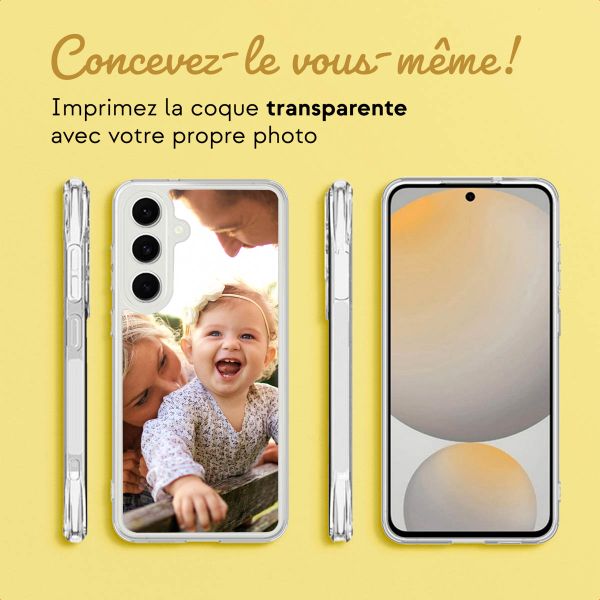 Concevez votre propre coque transparente Samsung Galaxy S25 FE - Transparent