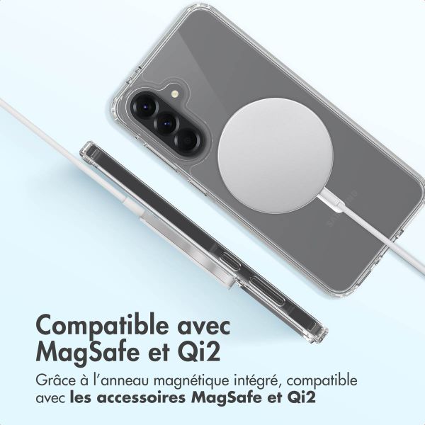Accezz Coque arrière Xtreme Impact avec MagSafe Samsung Galaxy S25 - Transparent