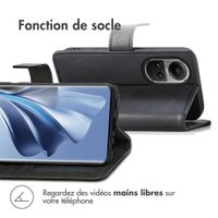 imoshion Étui de téléphone portefeuille Luxe Oppo Reno 10 / 10 Pro - Noir