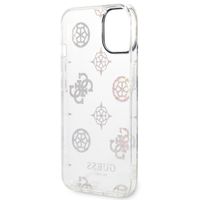 Guess Coque Peony Glitter iPhone 14 - Blanc