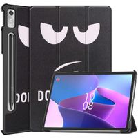 imoshion Coque tablette Trifold Lenovo Tab P11 Pro (2nd gen) - Don't touch