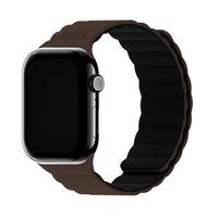 Holdit Bracelet en silicone magnétique Apple Watch | 38/40/41/42 mm - Chocolate / Black