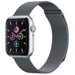 imoshion Bracelet magnétique milanais Apple Watch Series 1 á 10 / SE / Ultra (2) (44/45/46/49 mm) - Taille M - Gris