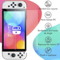 imoshion Protection d'écran en verre trempé Nintendo Switch OLED