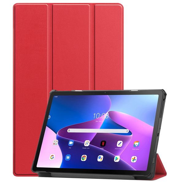 imoshion Coque tablette Trifold Lenovo Tab M10 Plus (3rd gen) - Rouge