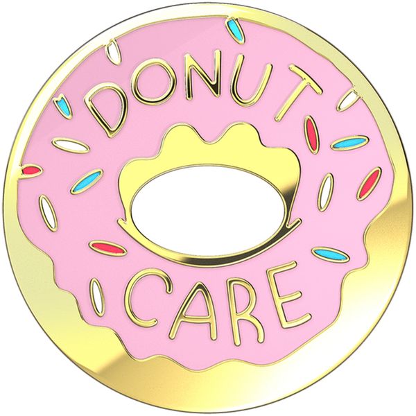 PopSockets PopGrip - Amovible - Enamel Donut Pink