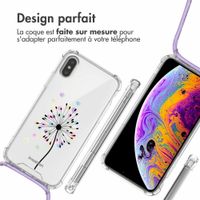 imoshion Coque Design avec cordon Apple iPhone X / Xs - Sandstone Dandelion