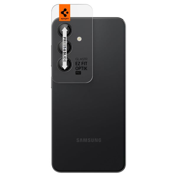 Spigen GLAStR Protection Caméra en verre trempé Samsung Galaxy S24 Plus - Noir