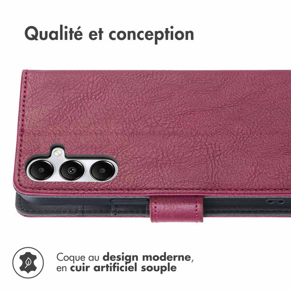 imoshion Étui de télephone portefeuille Samsung Galaxy A17 - Bordeaux