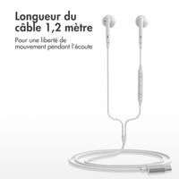 imoshion ﻿Ecouteurs - Ecouteurs filaires - Connexion USB-C - Blanc