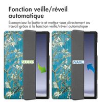imoshion Coque tablette Design Trifold Samsung Galaxy Tab A11 Plus / A9 Plus - Green Plant