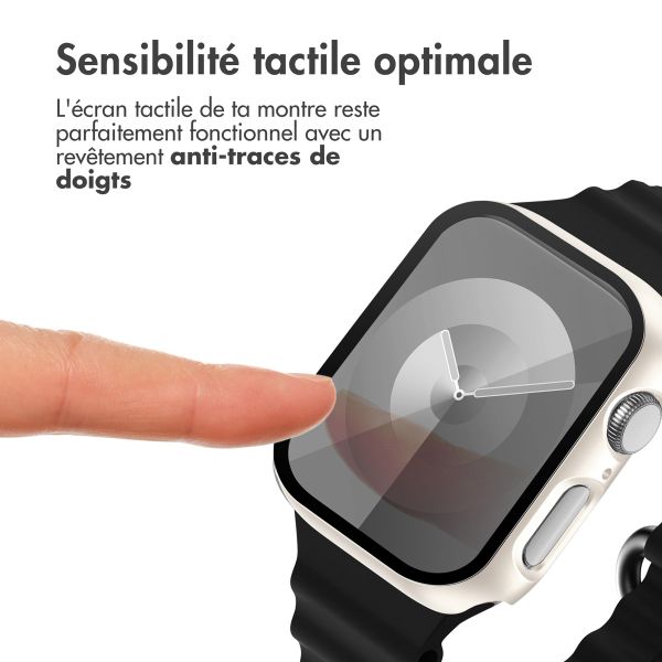 imoshion Coque rigide à couverture complète Apple Watch 4 / 5 / 6 / SE - 40 mm - Lumière stellaire