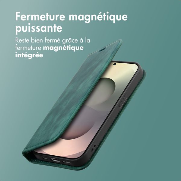 imoshion Étui de téléphone portefeuille Slim Samsung Galaxy S26 Ultra - Vert