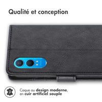 imoshion Étui de téléphone portefeuille Luxe OnePlus Nord CE 4 Lite 5G - Noir