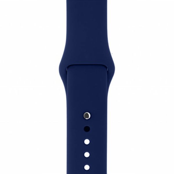 imoshion Bracelet silicone Apple Watch Series 1 á 11 / SE / Ultra (44/45/46/49 mm) - Bleu foncé
