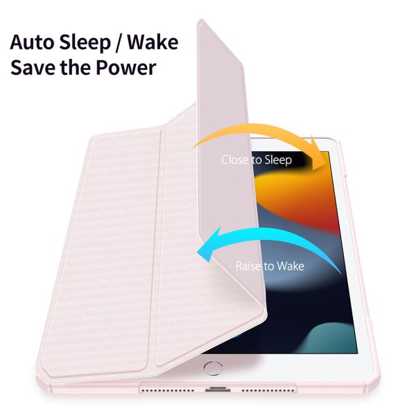 Dux Ducis Coque tablette Toby iPad 9 (2021) 10.2 pouces / iPad 8 (2020) 10.2 pouces / iPad 7 (2019) 10.2 pouces - Rose