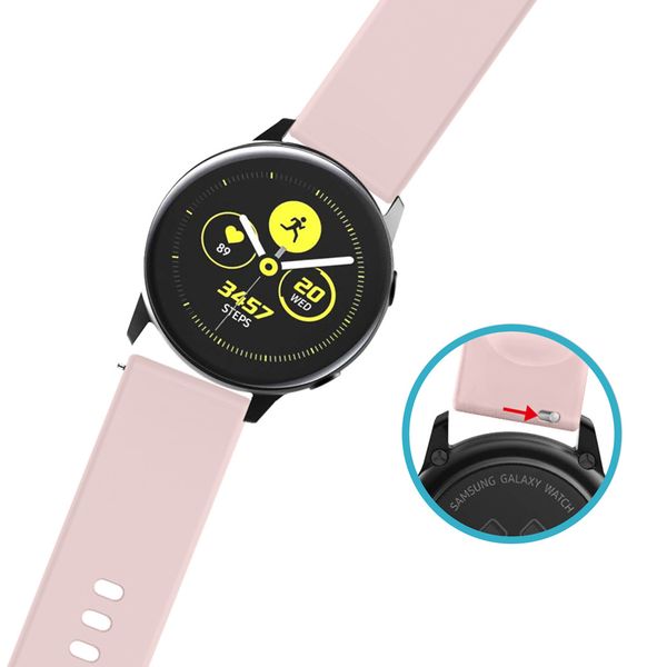 imoshion Bracelet silicone le Galaxy Watch 40/42mm / Active 2 42/44mm - Rose